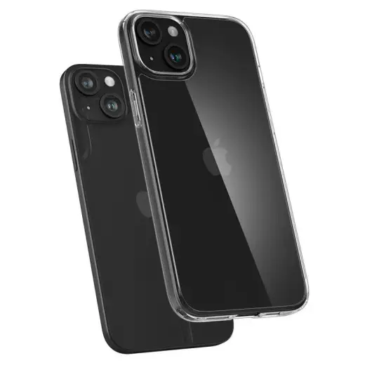 Spigen Airskin Hybrid telefono dėklas iPhone 15 Plus skaidrus