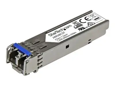 StarTech.com HPE J4858C Compatible SFP Module - 1000BASE-SX - 1GE Gigabit Ethernet SFP 1GbE Multi Mode (MMF) Fiber Optic Transceiver 550m - SFP (mini-GBIC) transceiver module - GigE