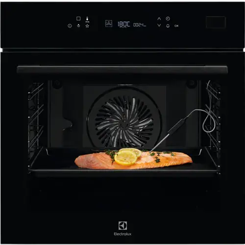 Electrolux iebūvējama tvaika cepeškrāsns, 70 l,  melna