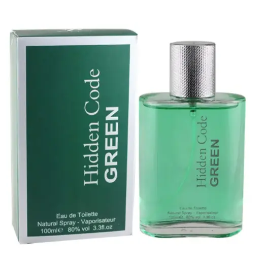 Fine Perfumery Hidden Code Green (EDT) Eau de Toilette for Men 100 ml