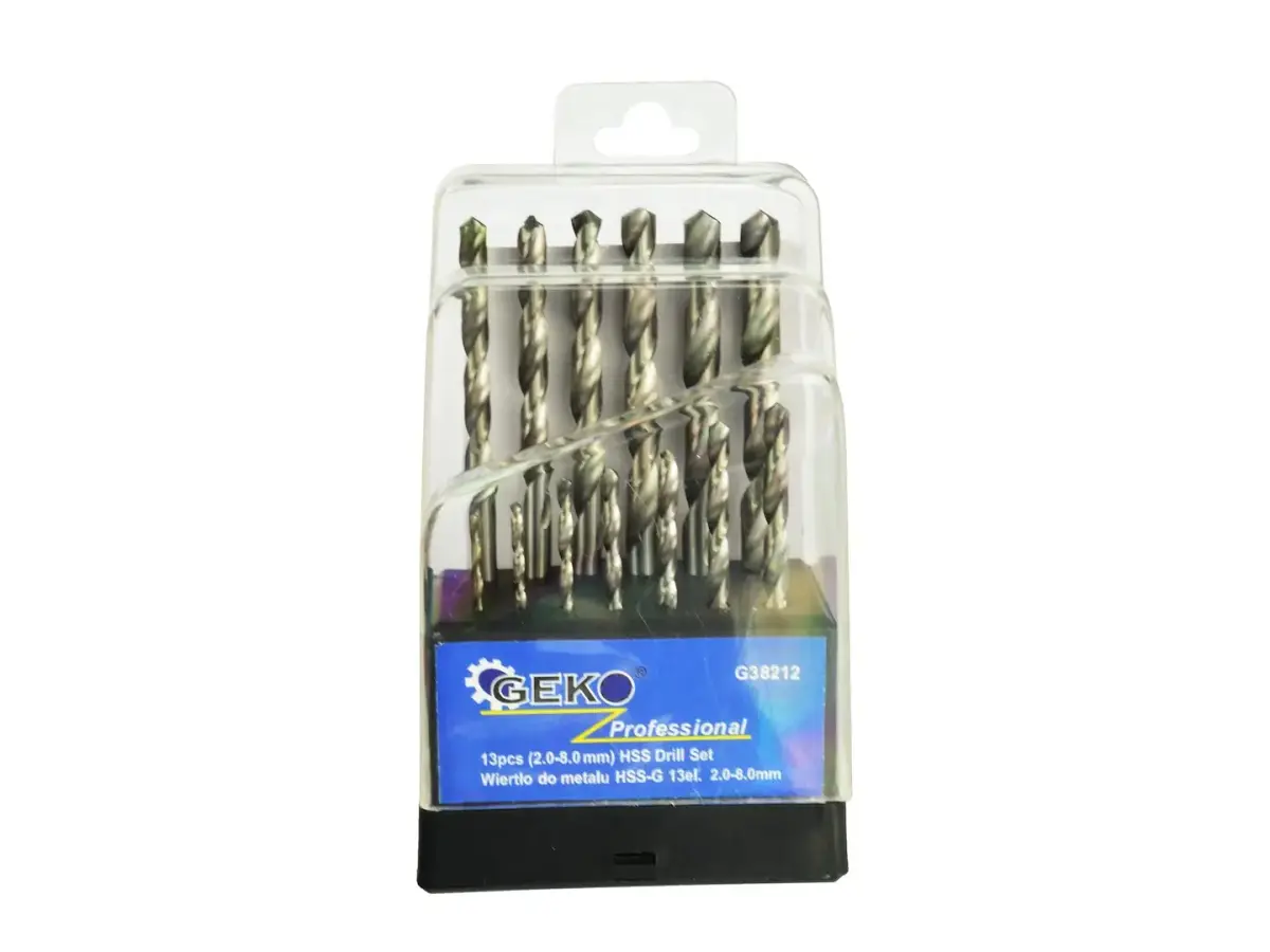 HSS Drill Bit Set for Metal 2-8mm, 13 pcs