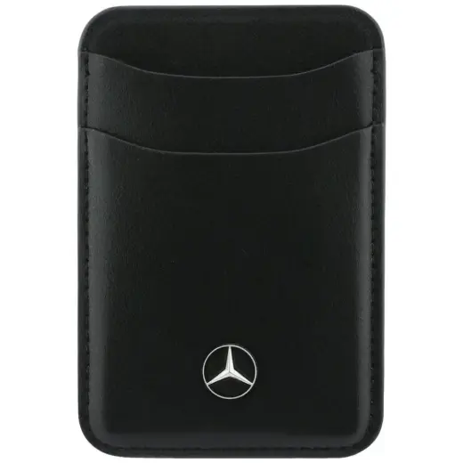 Magnetic Card Wallet Mercedes Leather black
