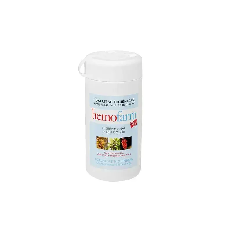 HEMOFARM Plus 60 Wipes