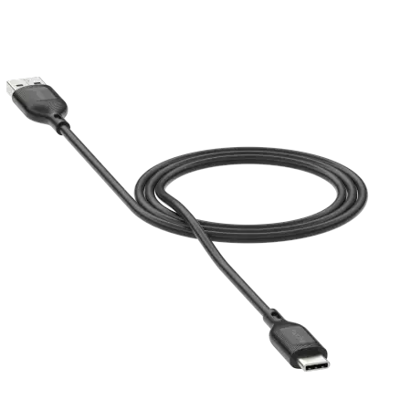 Mophie Charge Essentials USB-A - USB-C Cable 1m - Black