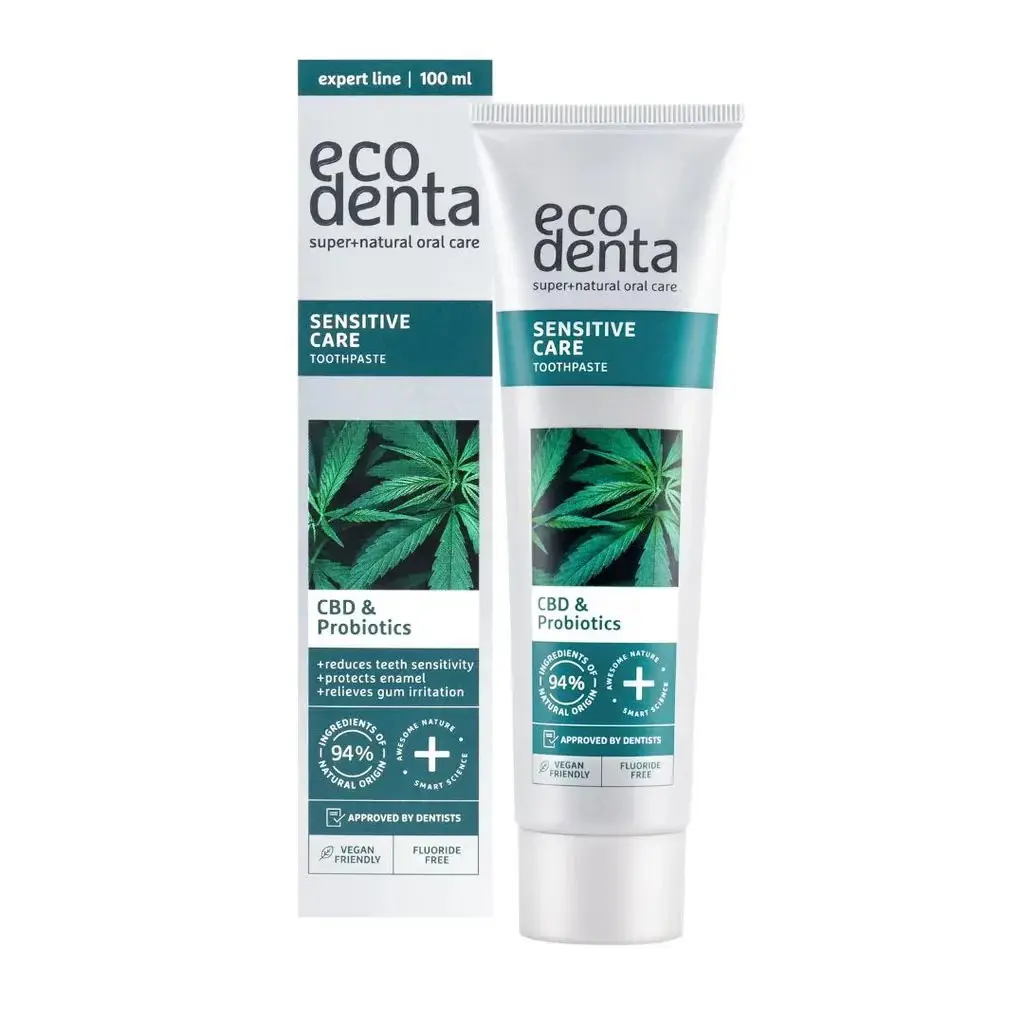 Ecodenta, Sensitive Care, Sensitive Teeth, Toothpaste, 100 ml