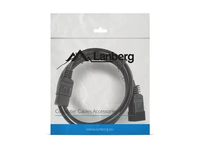 Power cord extension cord IEC 320 C19 - C20 VDE 1.8M VDE black