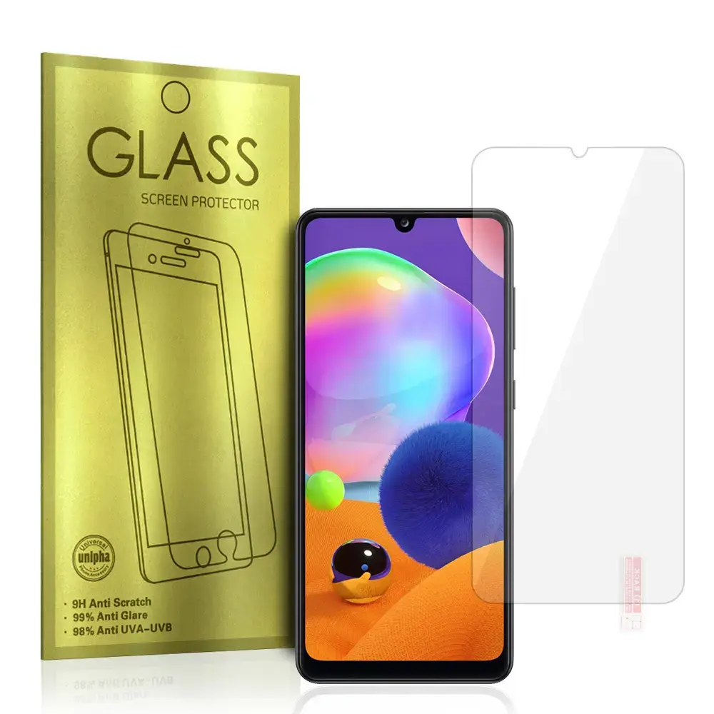 Gold aizsargstikls telefona ekrānam Galaxy A31