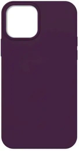 Fusion elegance fibre protect silicone case for Apple iPhone 12 | 12 Pro purple