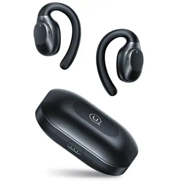 USAMS Bluetooth Headphones 5.3 TWS EM Series OWS wireless black|black BHUEM01