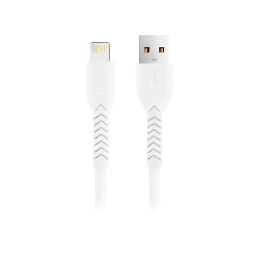 Maxlife MXUC-04 datu pārraides un uzlādes vads | USB-A uz Lightning | 15W | 1m | balts