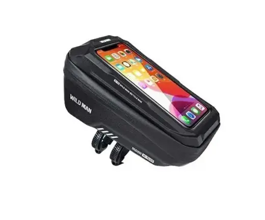 WILDMAN traveling bag for bike frame with zipper 1L (4 "- 7") XS2 black