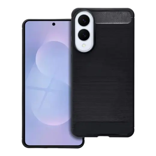 Carbon phone case for Samsung Galaxy S25 Edge black