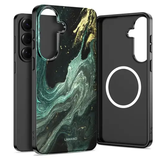 TECH-PROTECT Lamano telefono dėklas su MagSafe palaikymu Samsung Galaxy A57 (A576) žalias
