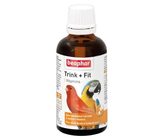 Vitamin supplement for birds - Beaphar Trink + Fit Birds, 50ml