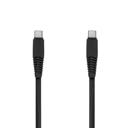 Setty KNC-C-1.52001 datu pārraides un uzlādes vads | USB-C uz USB-C | 20W | 1.5m | melns