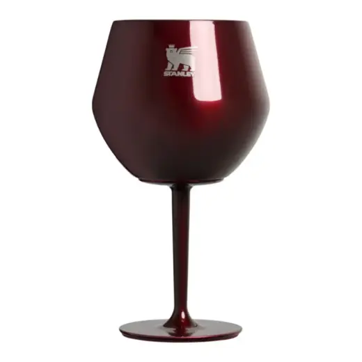 Kokteilių termo stiklinė „The Lifted Spirits 2-in-1 Cocktail Glass 0.42L“ blizgios kaštoninės spalvos