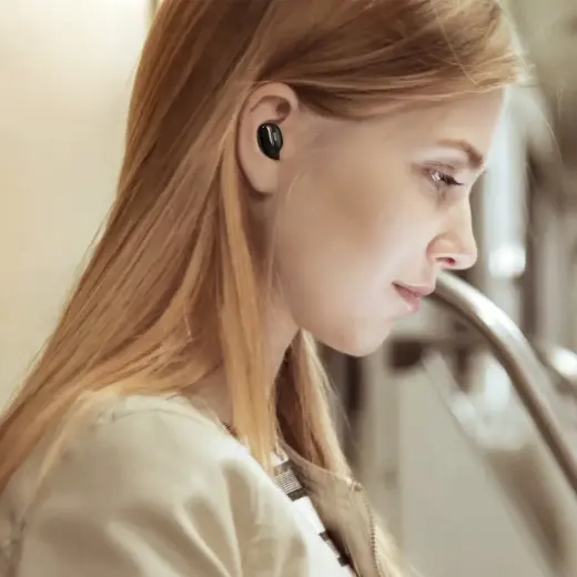 Baseus NGWM01-01 Airpods Bluetooth 5.0 austiņas ar mikrofonu (MMEF2ZM|A) melnas