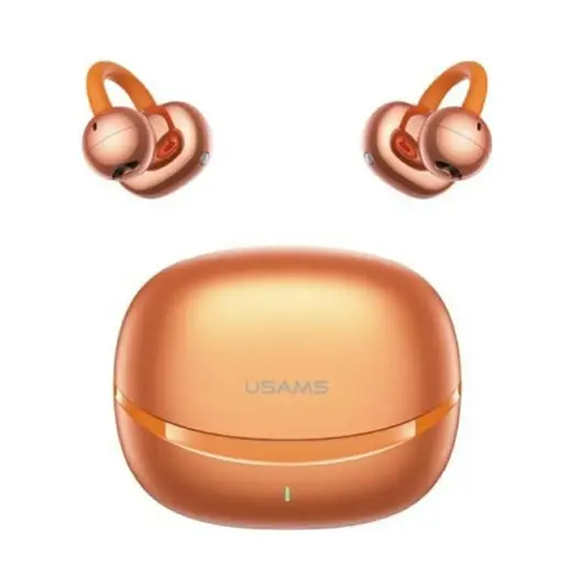 Headphones TWS USAMS R03 Echo Clip-on Bluetooth 6.0 wireless orange