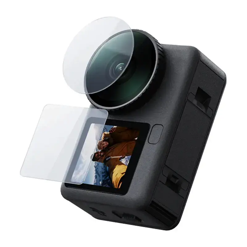 Telesin tempered glass set for DJI Osmo Action 6 ( 2x Lens + screen)