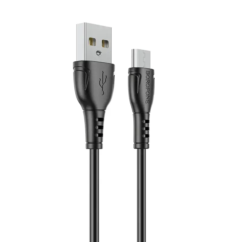 Borofone BX51 Triumph data transfer and charging cable | USB-A to Micro USB | 12W | 1m | black