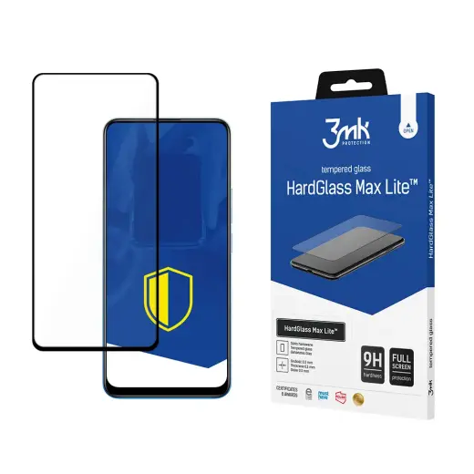 Realme 8 4G Black - 3mk HardGlass Max Lite™ screen protector