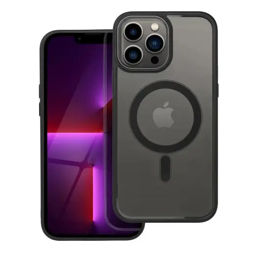 Color Edge Mag telefono dėklas su MagSafe palaikymu iPhone 13 Pro Max juodas