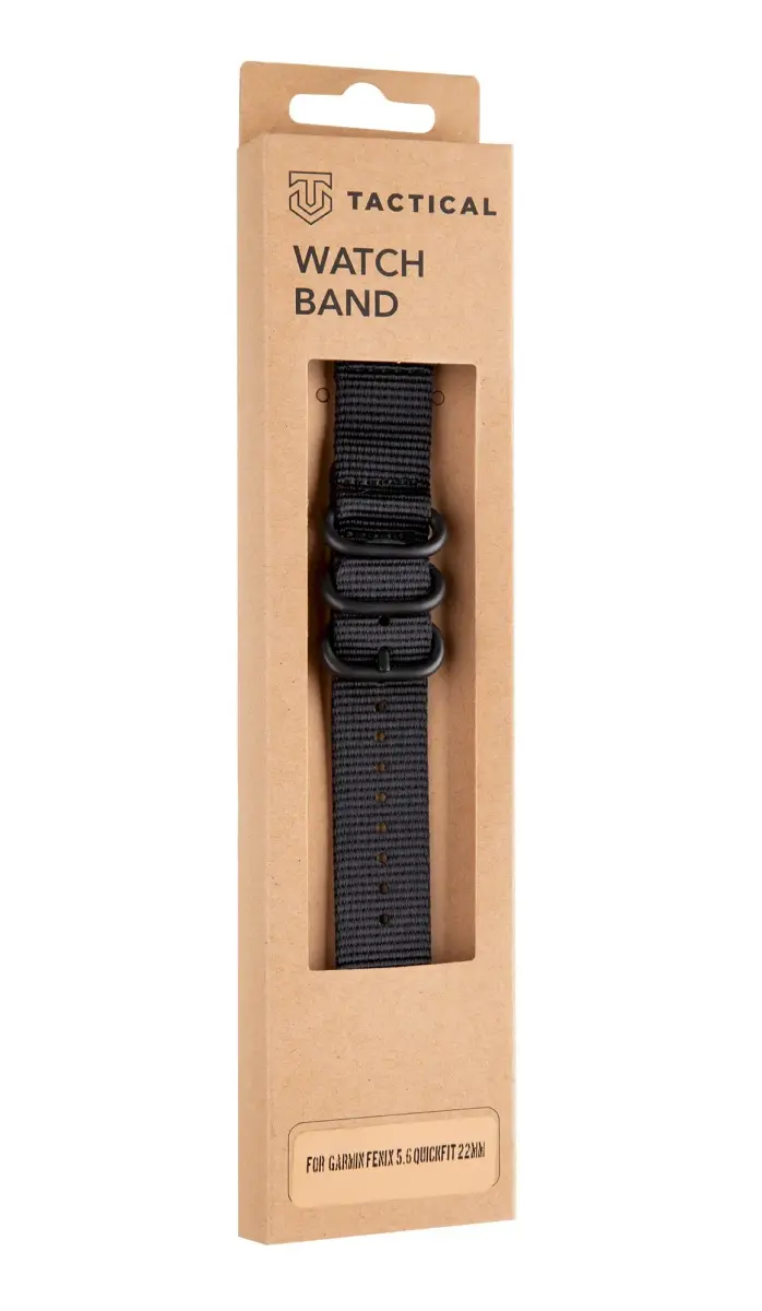 Tactical 671 Nylon Band for Garmin Fenix 5|6 QuickFit 22mm Black
