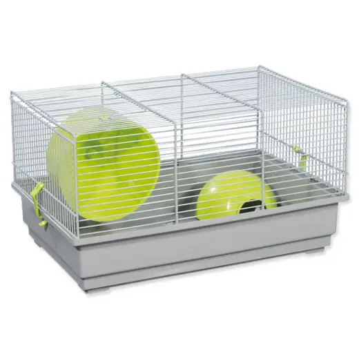 Būris : Placek Small Animal Richard, 39*25.5*22 cm, pelēks|zaļš