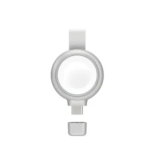 4smarts Ładowarka indukcyjna MFI FastCharger dla Apple Watch srebrna/silver 541000