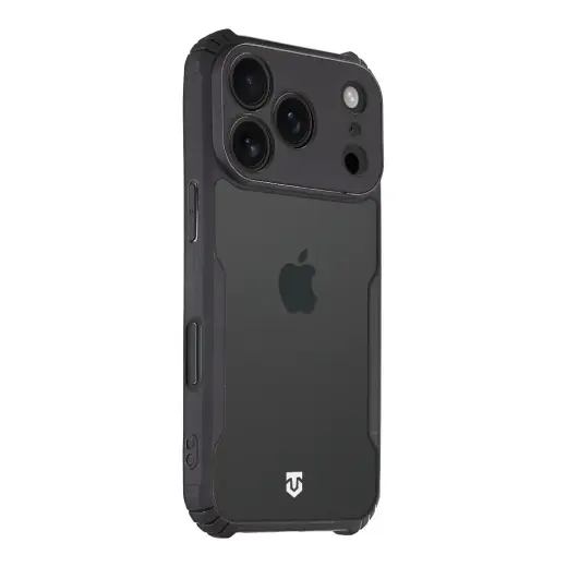 Tactical Quantum Stealth Cover for Apple iPhone 17 Pro Clear|Black