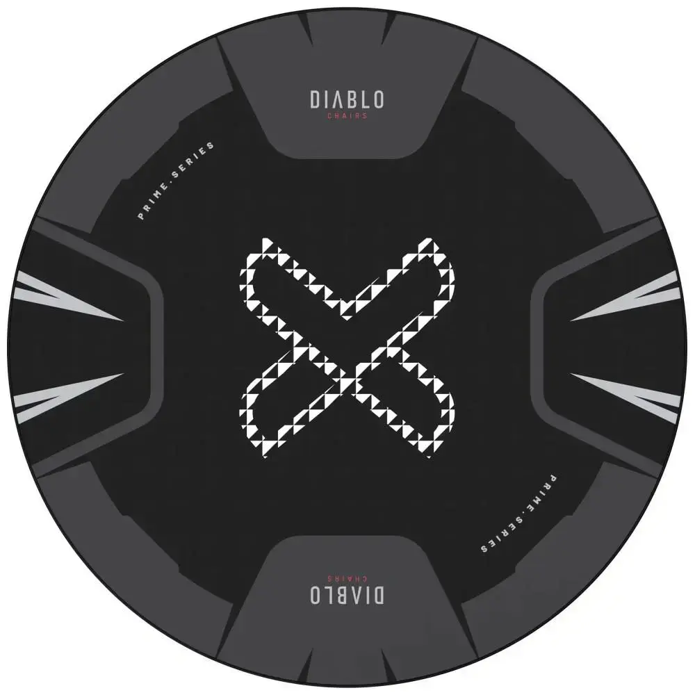 Anti-slip mat for Diablo Chairs black and white