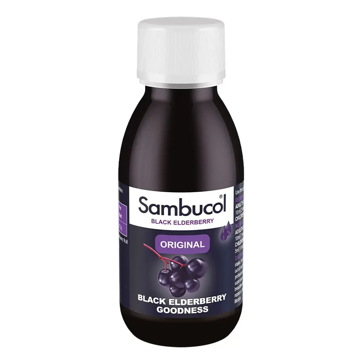 Sambucol, Original, Black Eldeberry Extract, Support The Immune System, Syrup, 120 ml