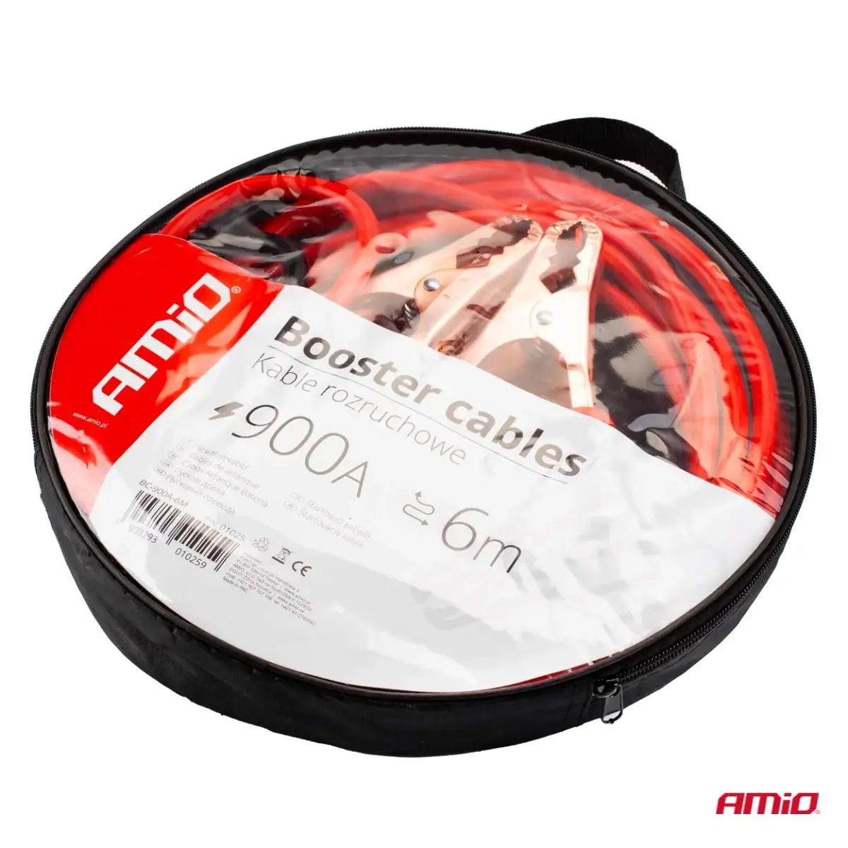 Booster cables  900A - 6m AMIO-01025