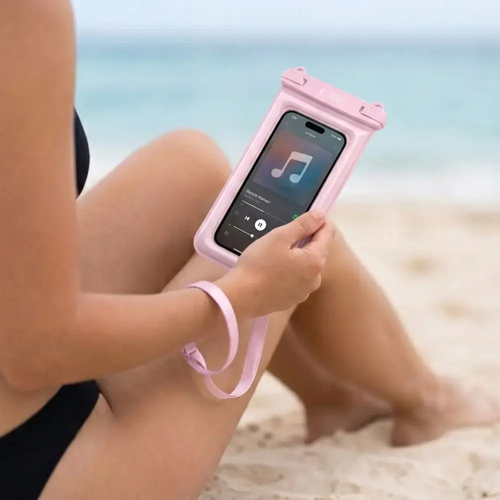 TECH-PROTECT UWC7 UNIVERSAL WATERPROOF FLOATING CASE 6.9 INCH PINK