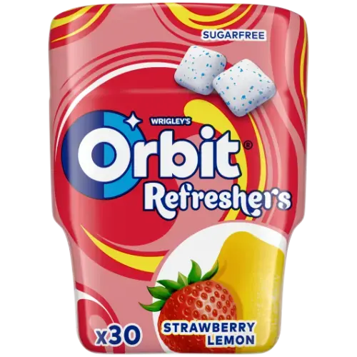 Orbit Refreshers Strawberry Lemon Bottle 30gb