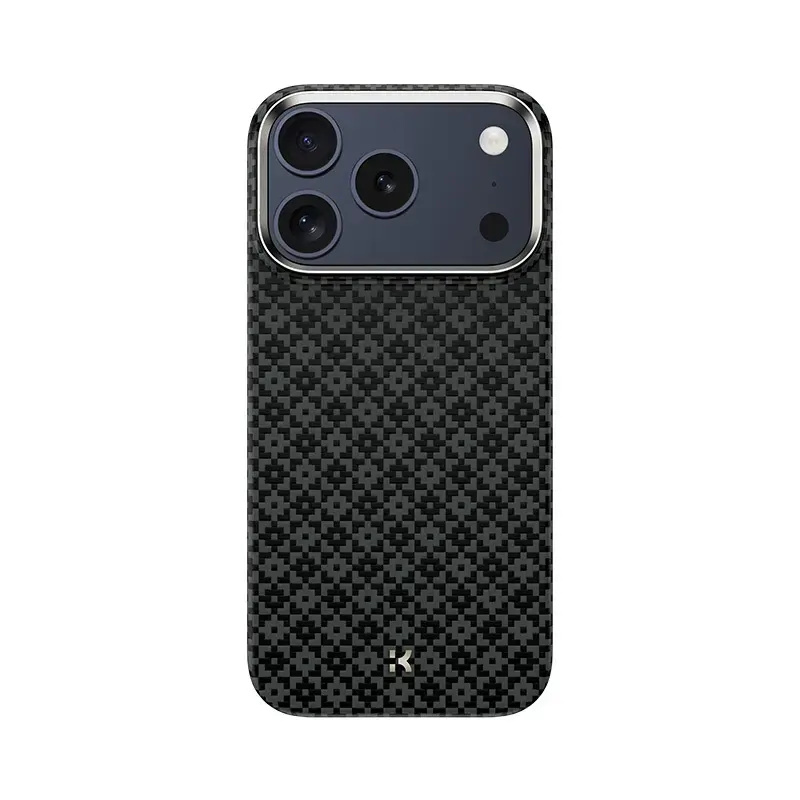 Benks Magnetic Armor Air Armor Grid Kevlar maciņš telefonam iPhone 17 Pro Max melns
