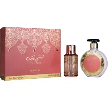 Arabiyat Prestige Lychee Musk Gift Set EDP 100 ml and body lotion 300 ml 100ml