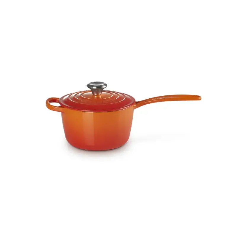 Čuguna mērces katliņš Ø16cm / 1,5L oranžs