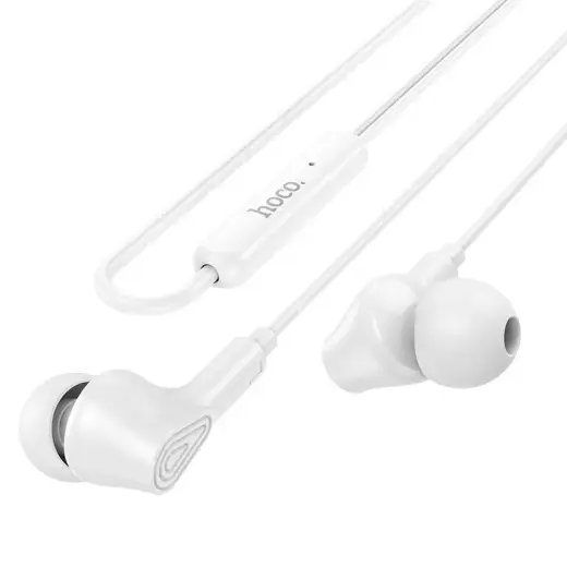 Wire earphones Jack 3,5 mm Hoco M102 white