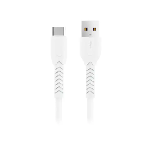 Maxlife MXUC-04 datu pārraides un uzlādes vads | USB-A to USB-C | 15W | 1m | balts