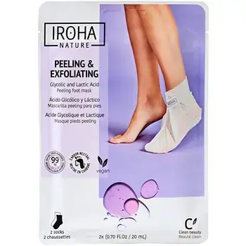 iroha Peeling Foot Mask ( 1 pair ) - Peeling and Exfoliating Foot Mask