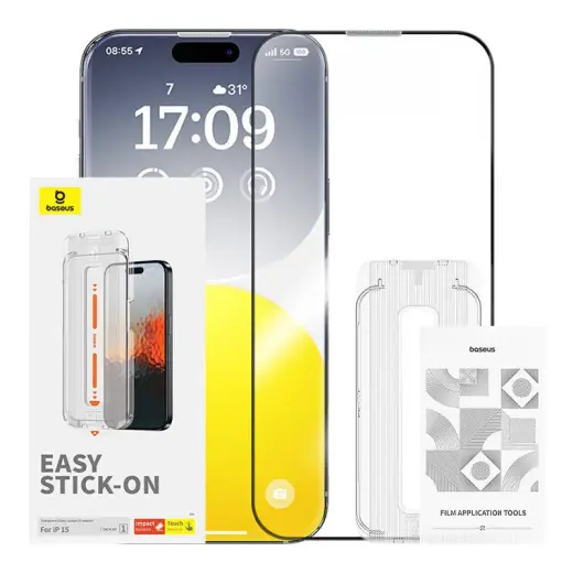Baseus 0.3mm tempered glass for iPhone 15
