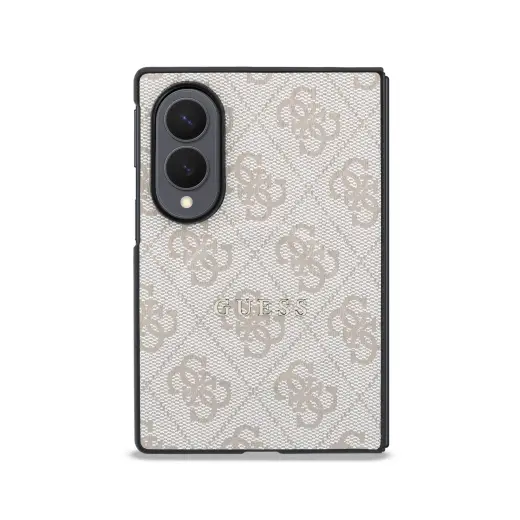 Guess PU Leather 4G maciņš telefonam Samsung Galaxy Z Fold 8 (F971) rozā