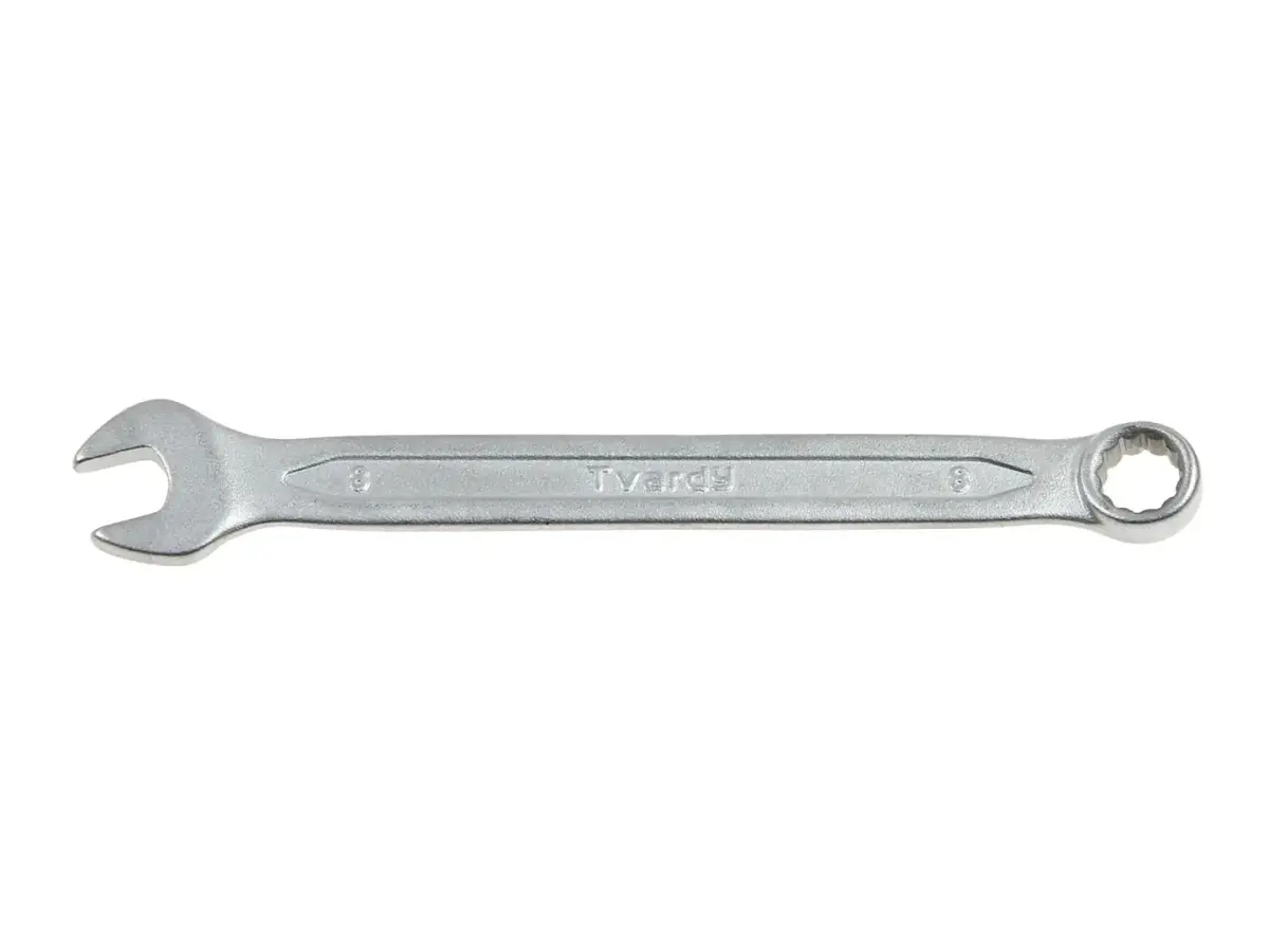 Combination Spanner, Satin, CRV, 8mm
