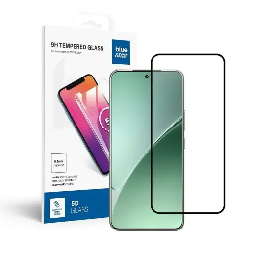 Tempered glass to Xiaomi 15 PRO Blue Star 5D czarne
