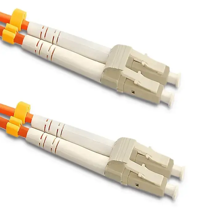 Qoltec Patchcord fiber optic LC/UPC - LC/UPC | Multimode | 50/125 | OM2 | Duplex | 50m