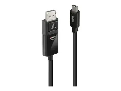 Lindy - video adapter cable - 24 pin USB-C to DisplayPort - 1 m