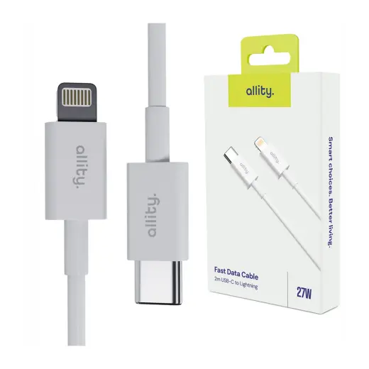 Allity cable AUC-03 USB-C - Lightning 2.0 m 27W white
