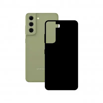 Fusion elegance fibre protect silicone case for Samsung G990 Galaxy S21 FE black