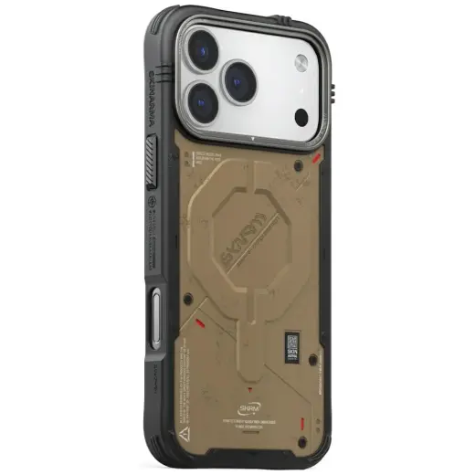 Skinarma Vigor telefono dėklas su MagSafe palaikymu iPhone 17 Pro Max pilkas